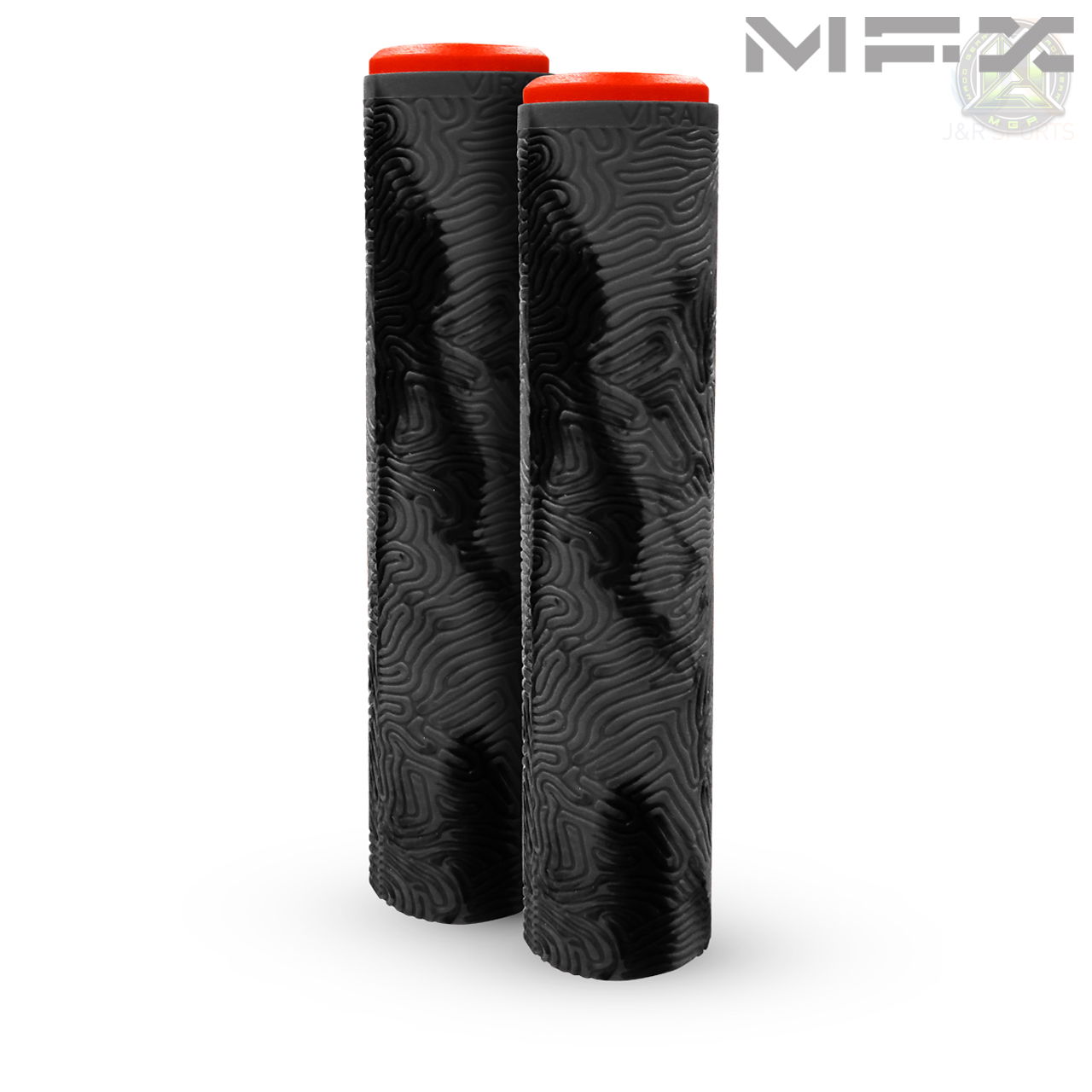 MFX VIRAL 180mm GRIND GRIPS - BLACK / GREY