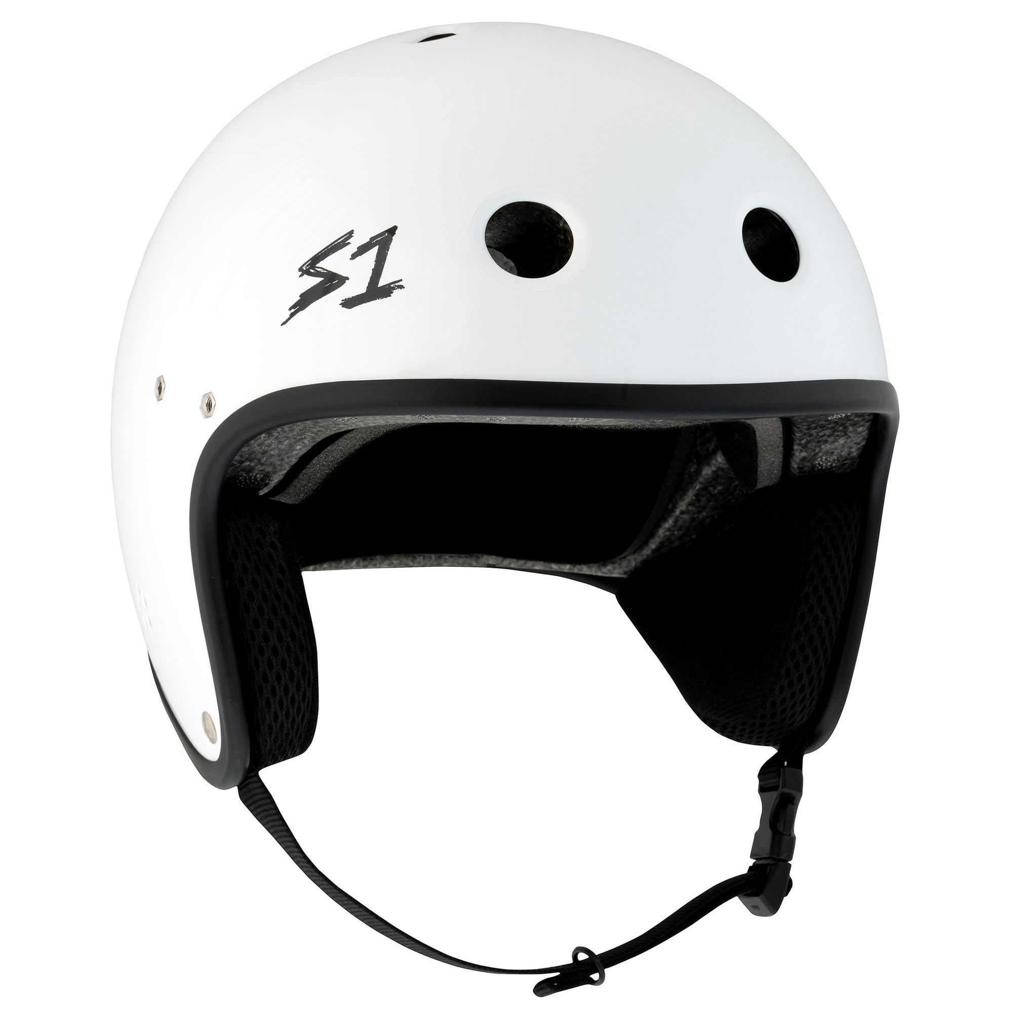 S1 RETRO Lifer E-Helmets - White Gloss