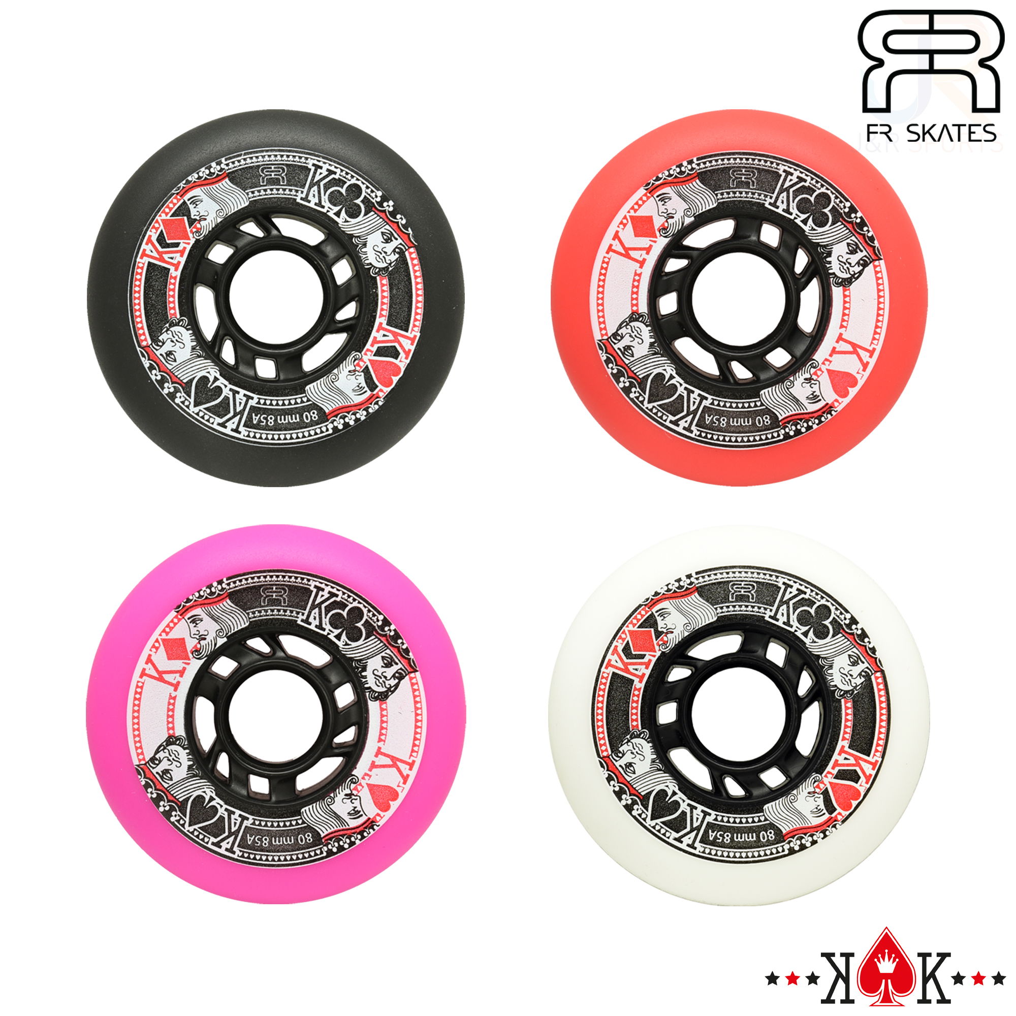 FR Street KINGS Wheels - Red