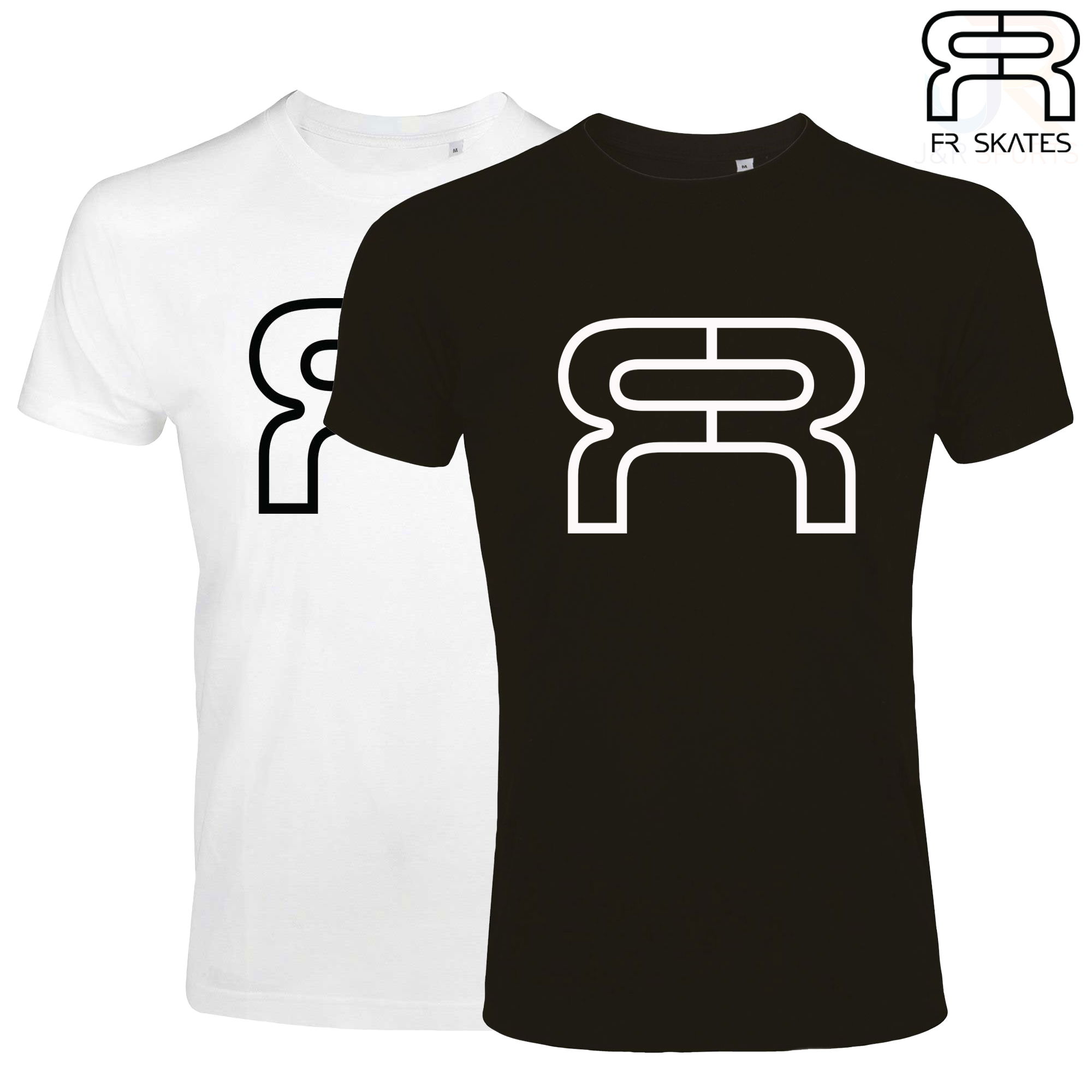 FR Skates - Classic Logo T Shirt - All - Front - FRWRTSCLABK