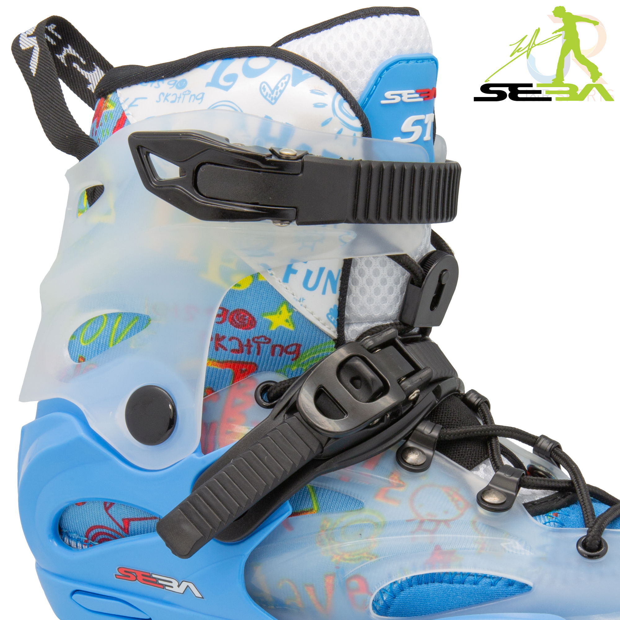 Seba ST MX Junior Adjustable In-Line Skates - Blue