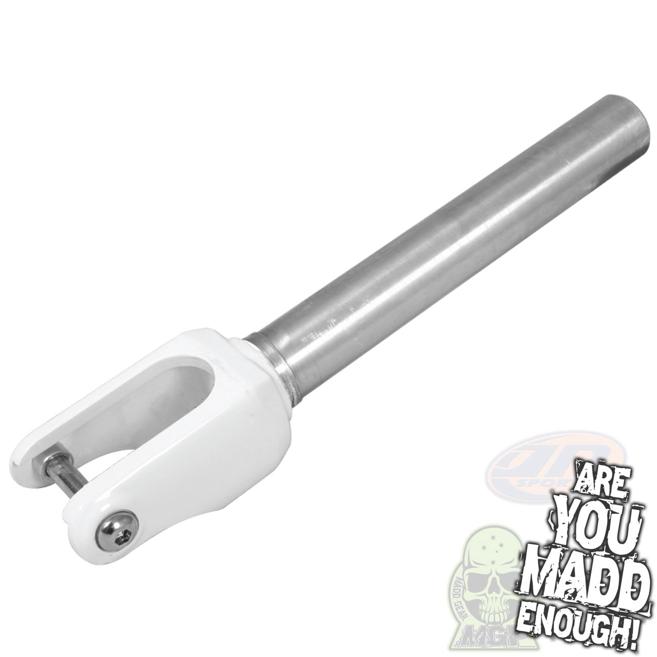 Madd Alloy Threadless Fork White 202-150