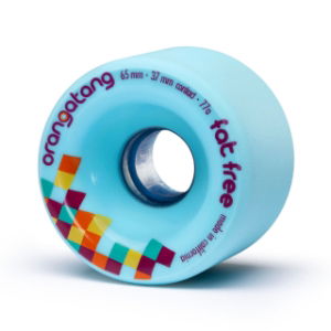 ORANGATANG "FAT FREE" inc JEHU V2 BEARINGS - BLUE 65mm 77a (Set 4)