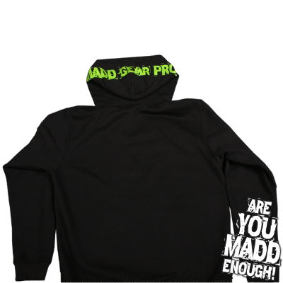 Corpo Skull Hoodie Black Green Rear