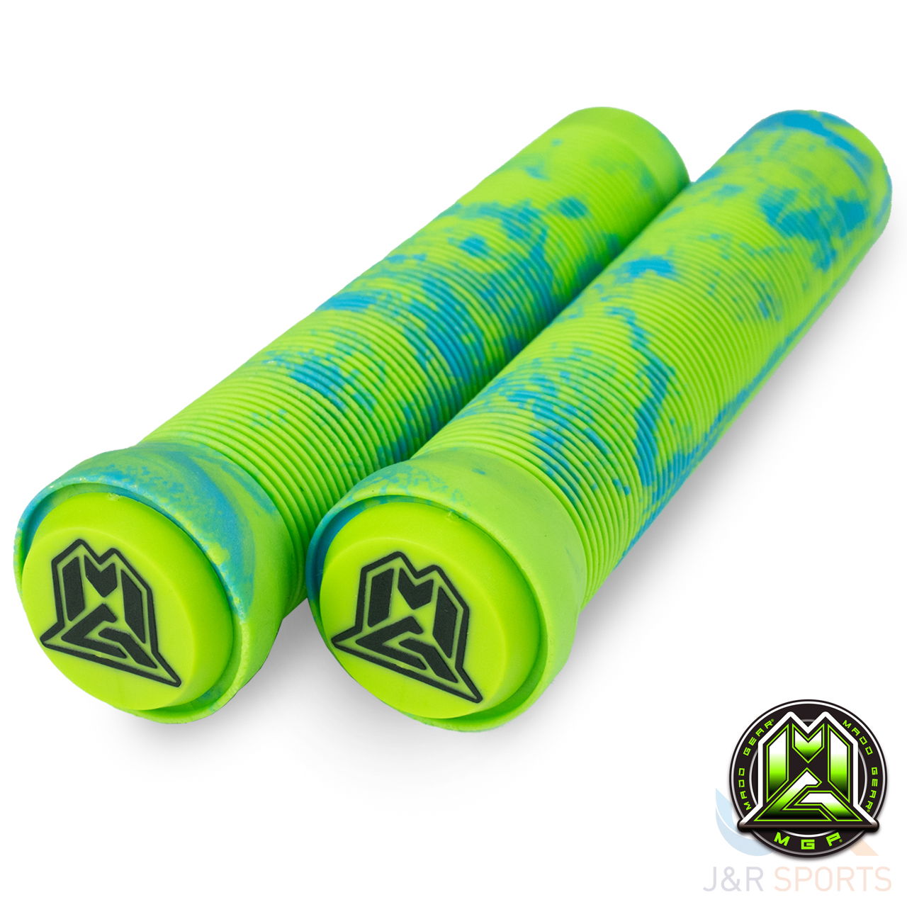 MGP 150mm SWIRLS Grind Grips - Blue Green - MGP207-243