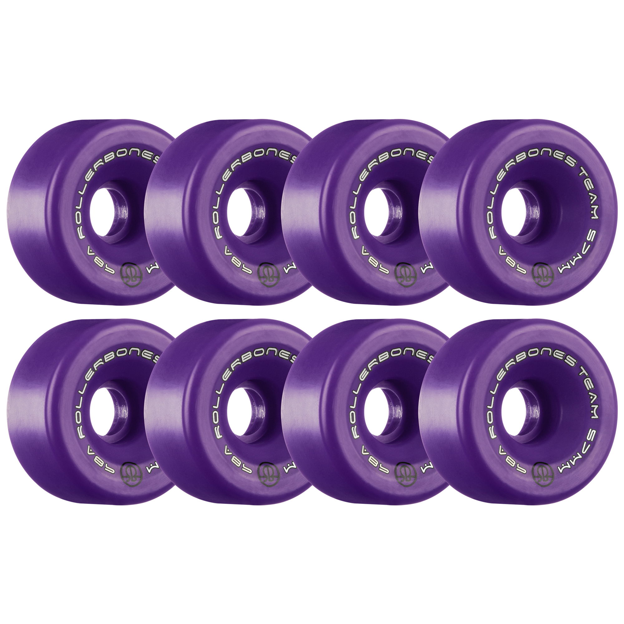 ROLLERBONES - TEAM LOGO PURPLE (8) - 57mm/98a