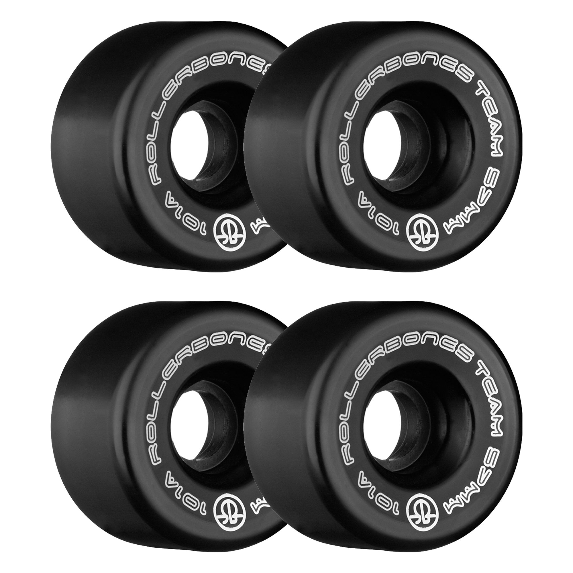 ROLLERBONES - TEAM LOGO BLACK (8) - 57mm/101a