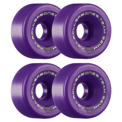 ROLLERBONES - TEAM LOGO PURPLE (8) - 62mm/98a
