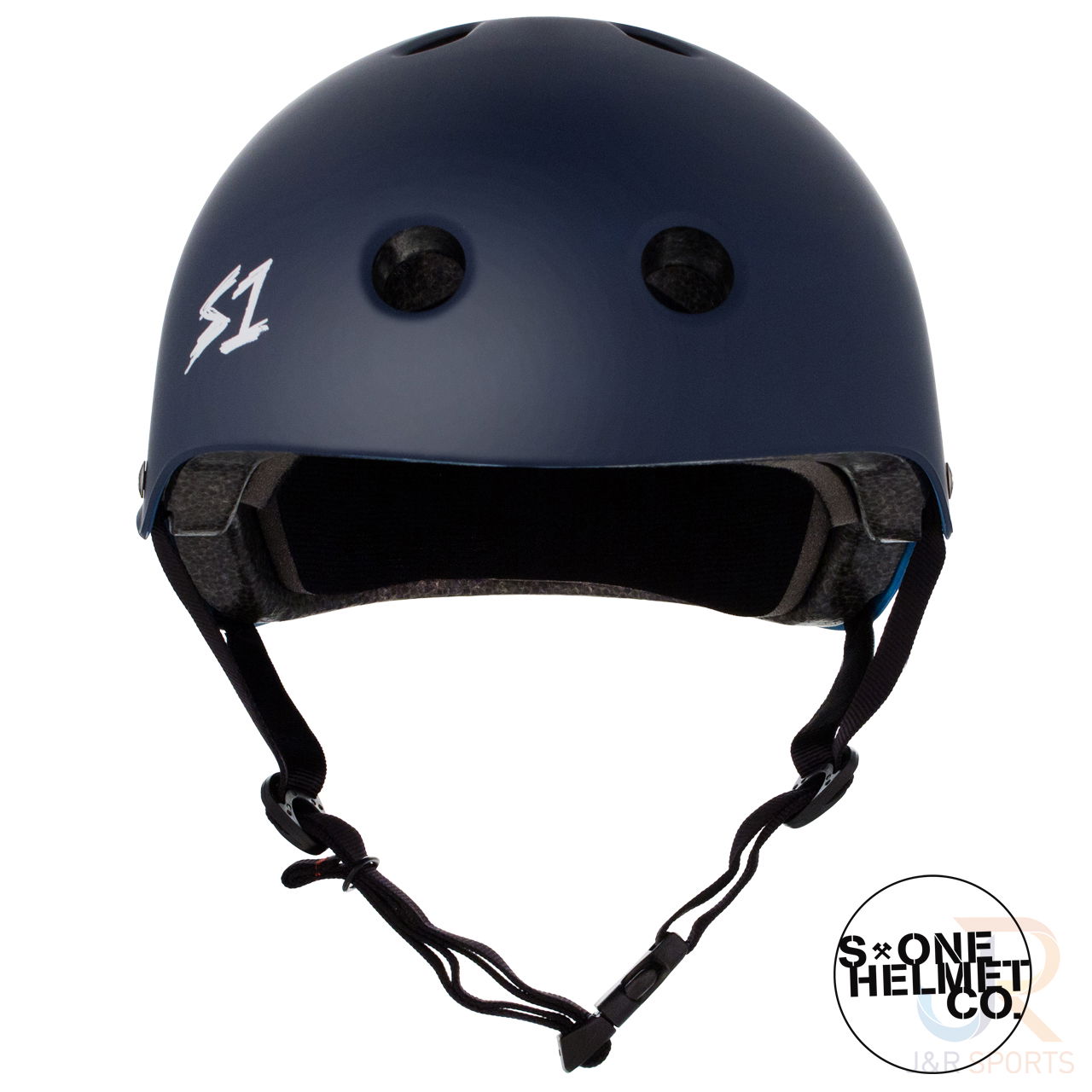 S1 LIFER Helmet - Matt Navy Blue - Front View - SHLIMNB