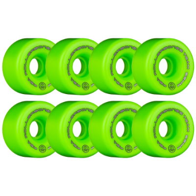 ROLLERBONES - TEAM LOGO GREEN (8) - 62mm/98a