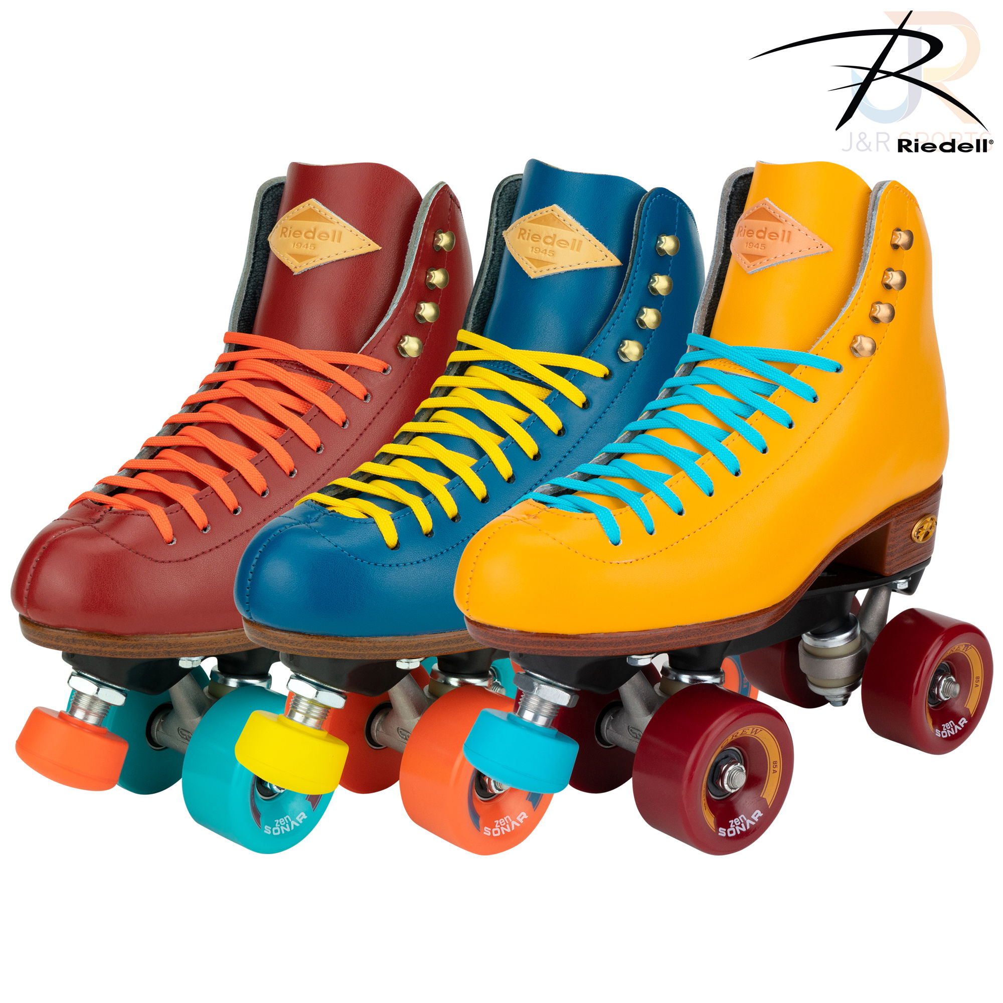 Riedell Crew Skates - Ocean Blue