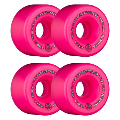 ROLLERBONES - TEAM LOGO PINK (8) - 57mm/98a