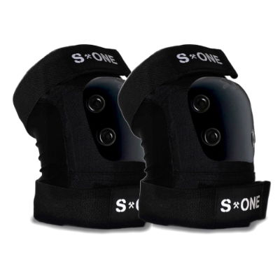 S1 PRO ELBOW PADS - BLACK/BLACK - LARGE