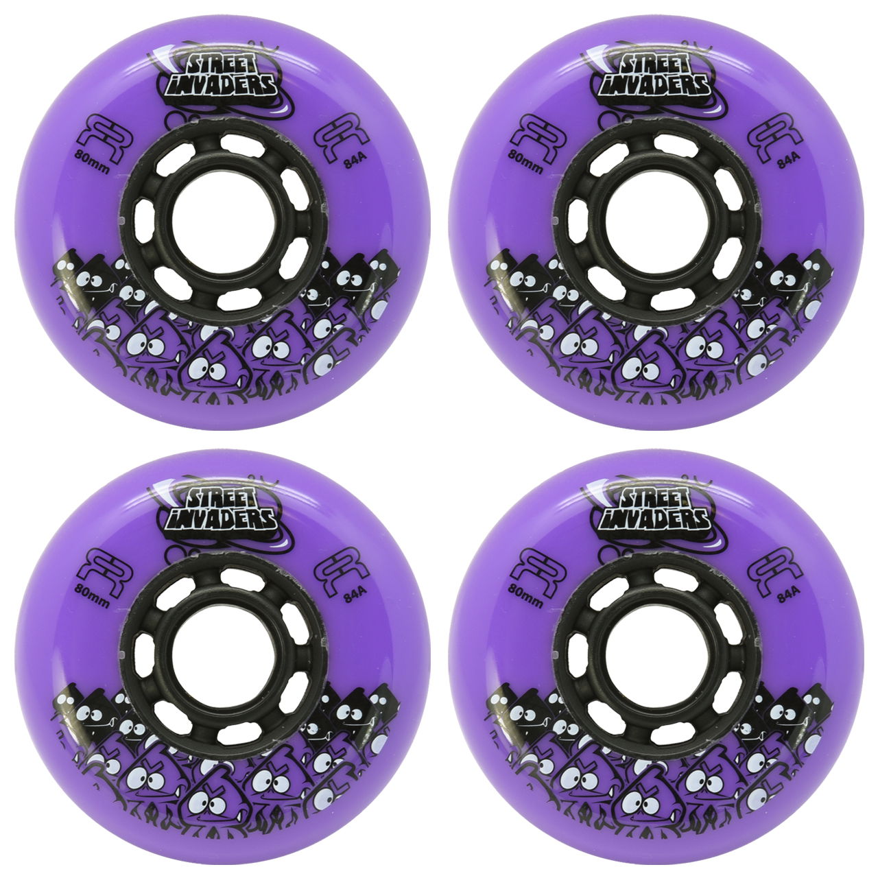 FR Street INVADER II Wheels - Purple