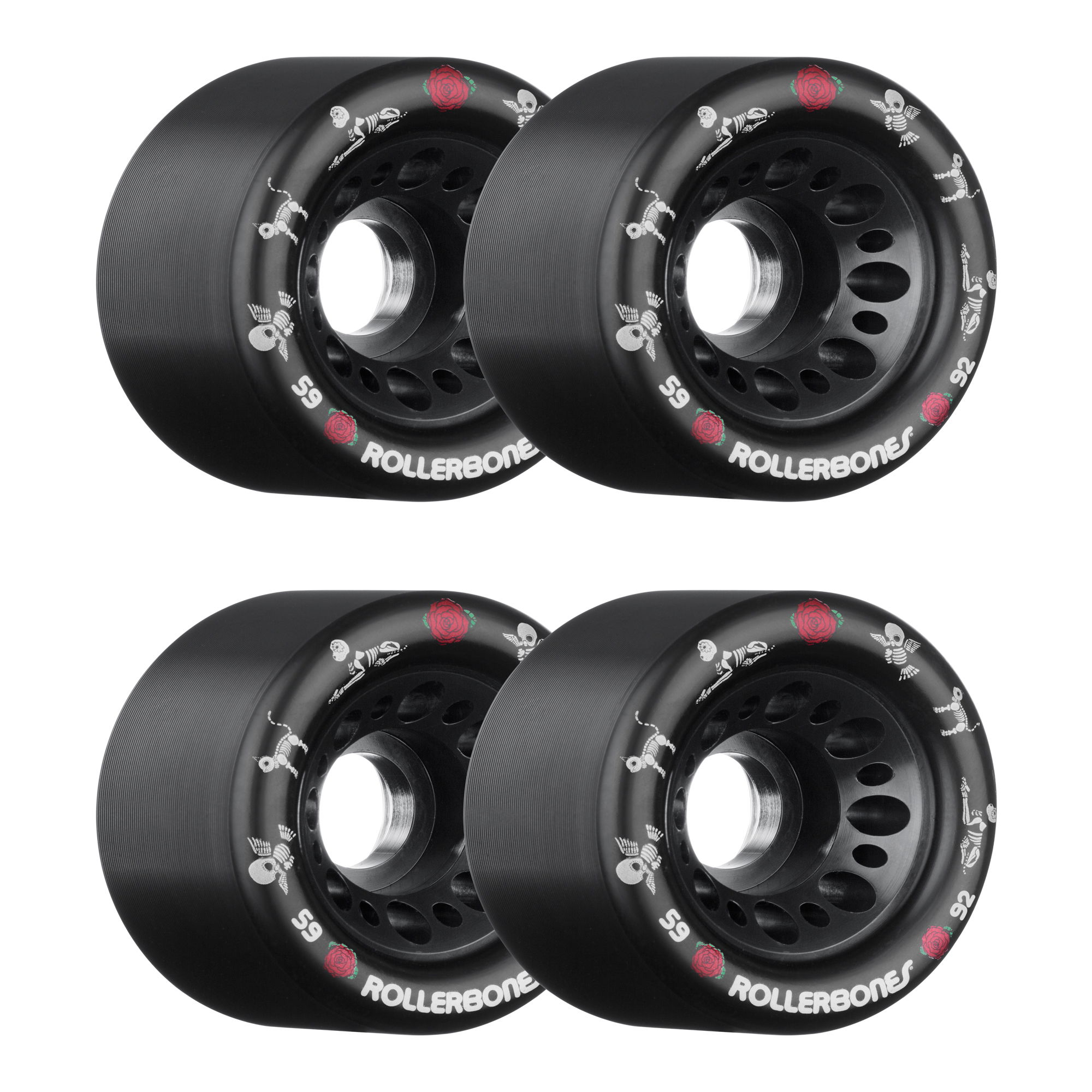 ROLLERBONES - DOTD PET SERIES BLACK (4) - 59mm/92a