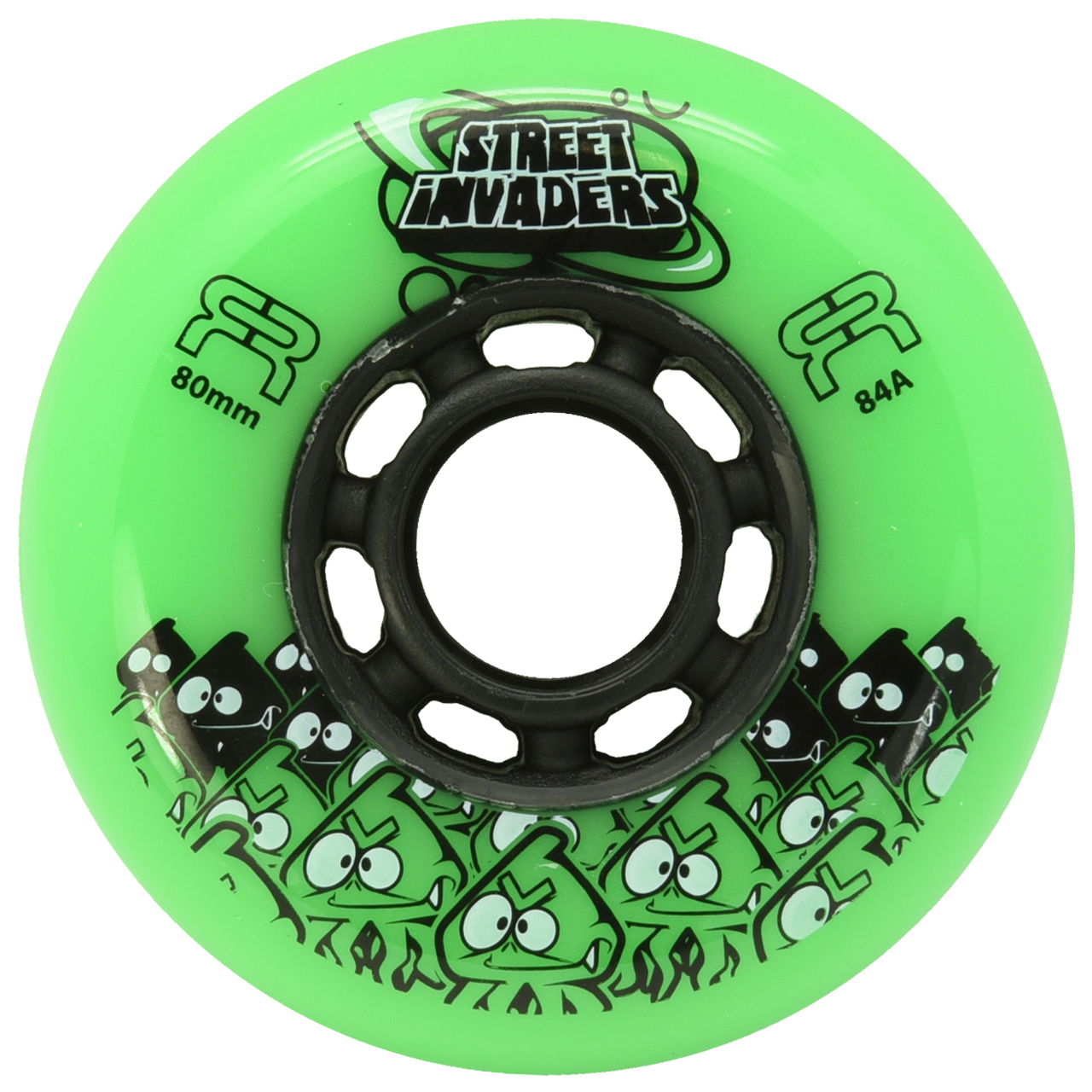 FR Street INVADER II Wheels - Green