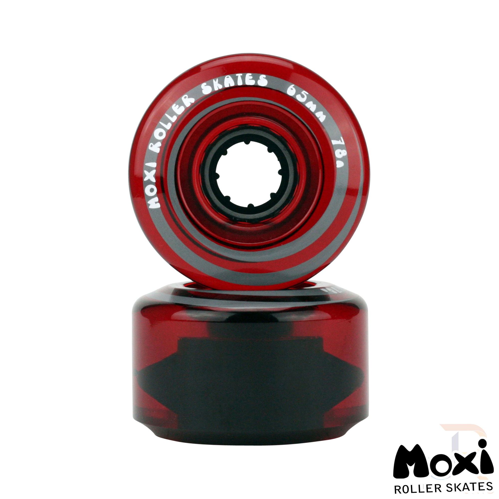 Moxi Classic Wheels - Cherry Stain - 65mm 78a - Stack -MOX102866