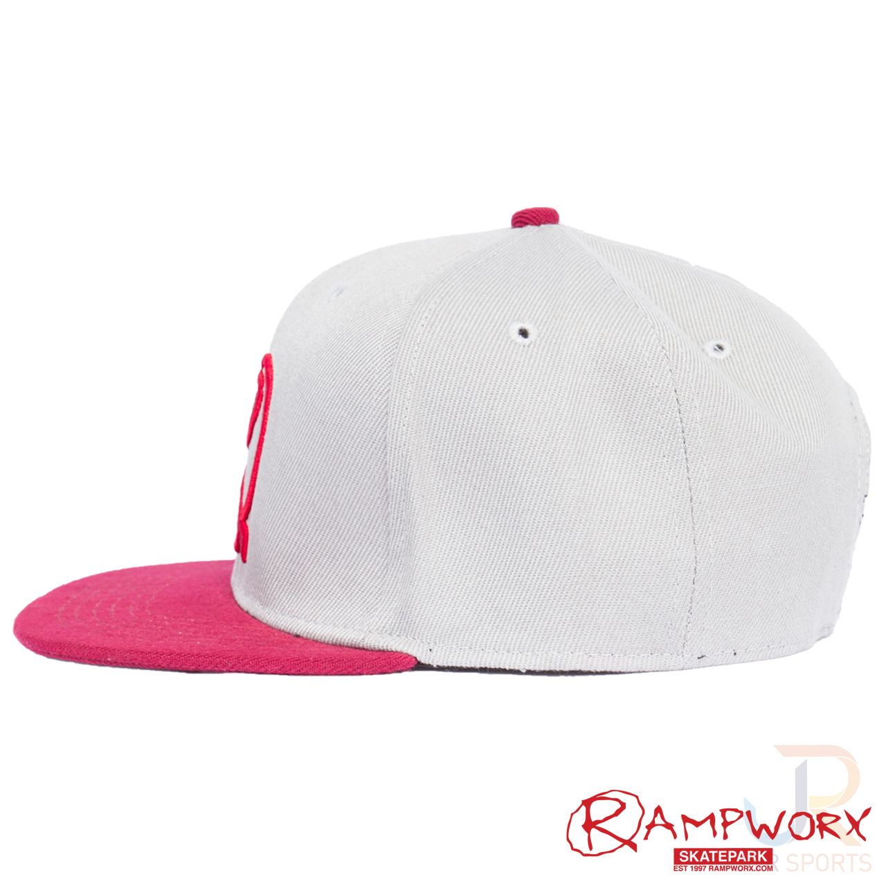 Rampworx SnapBacks LE97_1 - Grey Grey Burg - Left - RXSBRW34