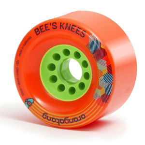 ORANGATANG "BEE'S KNEES" inc JEHU V2 BEARINGS - ORANGE 90mm 80a (Set 4)
