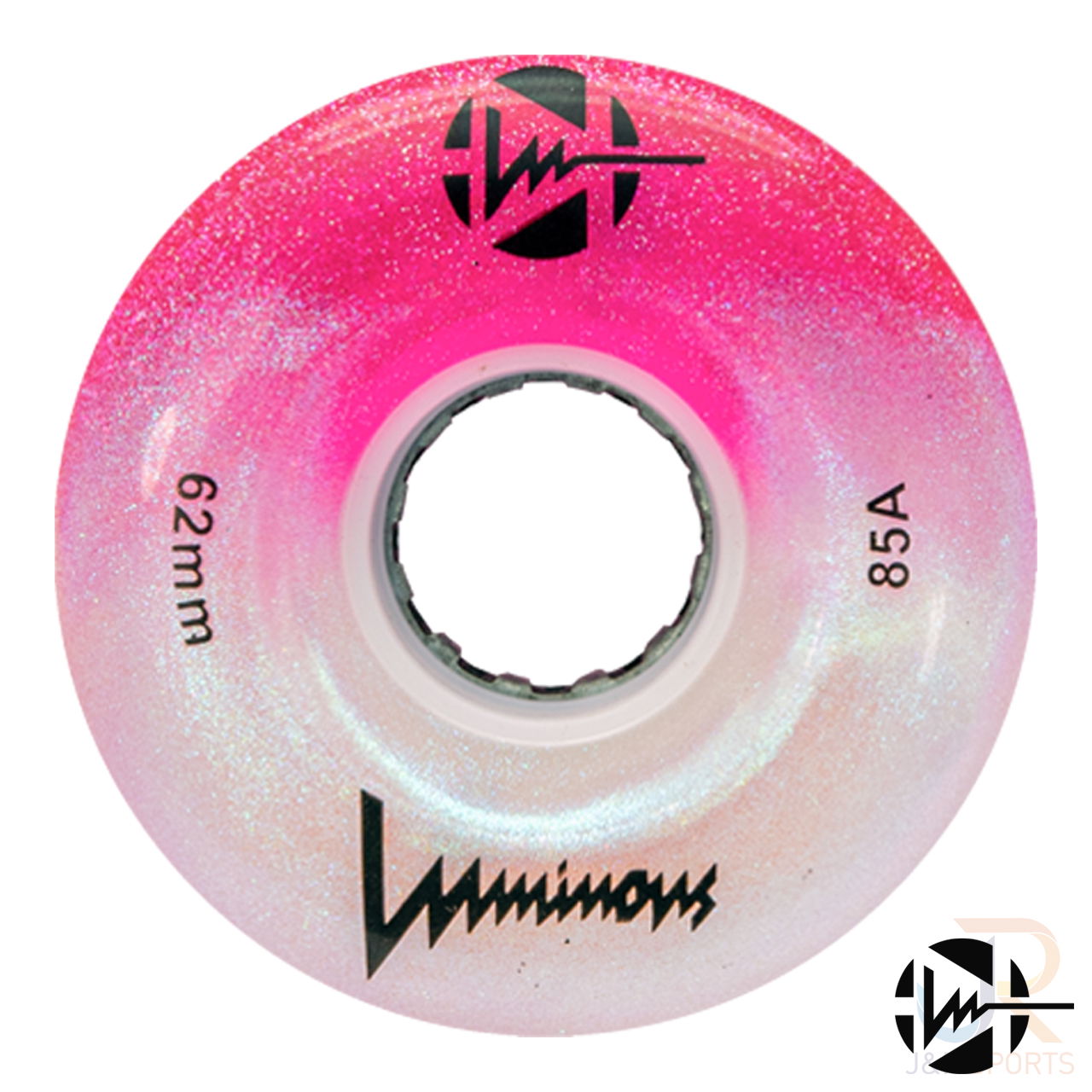 LUMINOUS - LED QUAD WHEEL - COTTON CANDY - 62mm/85a (UNIT)