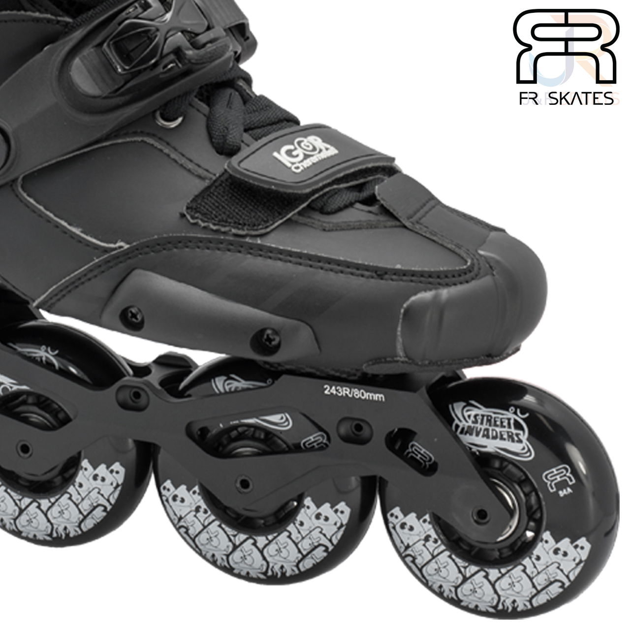 FR Skates - FR PRO Igor - Black Black - Wheel Detail - FRSKIGBK