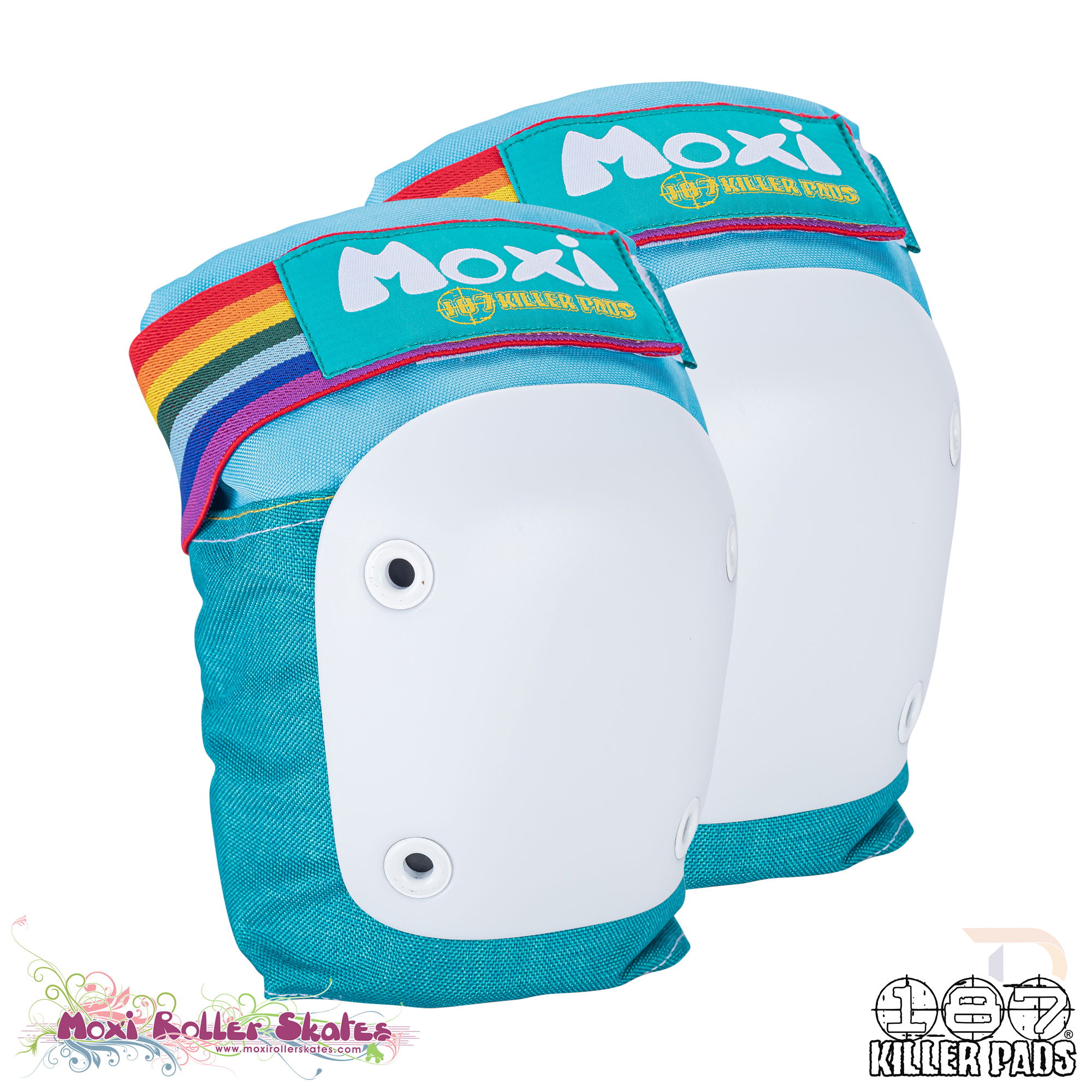 187 Pads - Moxi 6 Pack Combo - Jade - Knee Pads - T8JA141