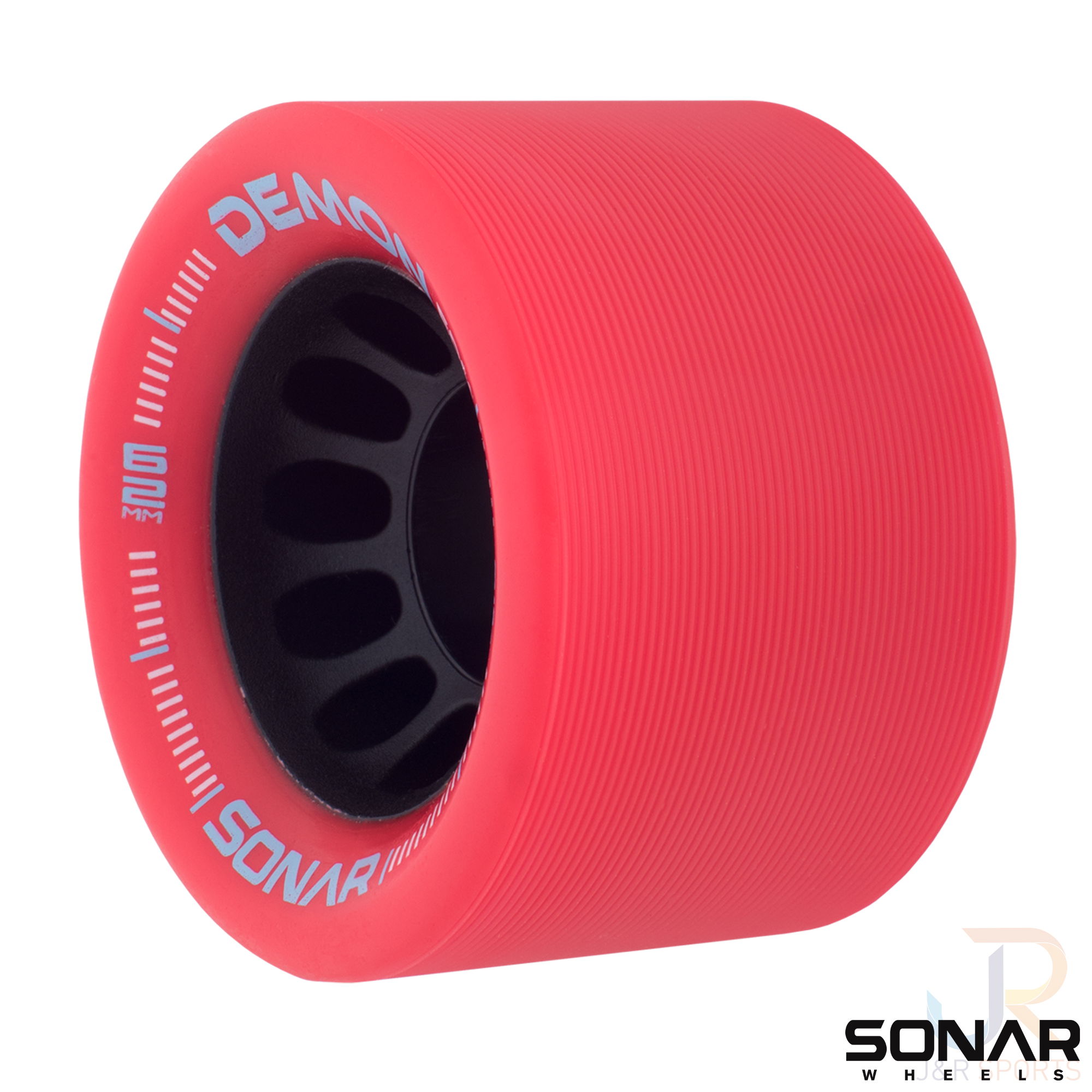 SONAR WHEELS (4) DEMON EDM - RED 62mm/95a