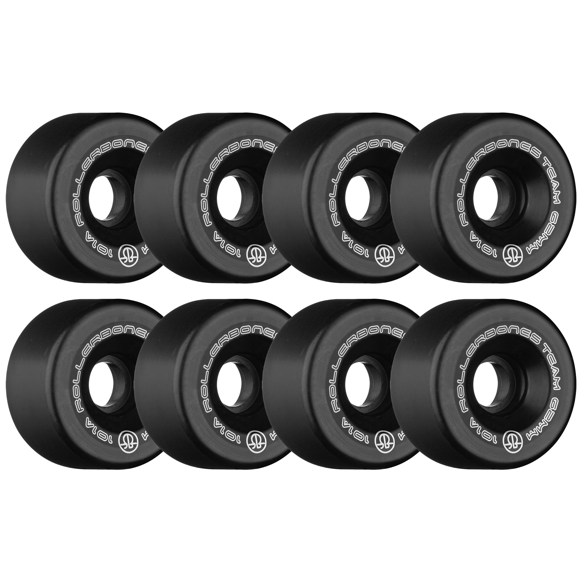 ROLLERBONES - TEAM LOGO BLACK (8) - 62mm/101a