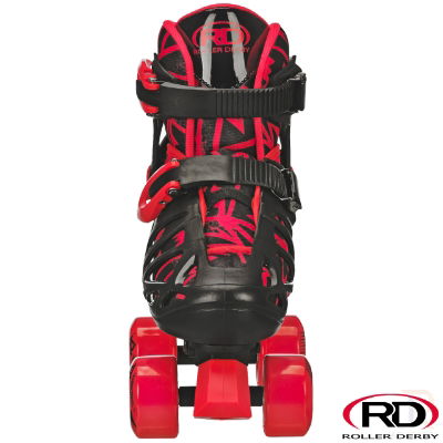 Roller Derby Trac Star V2 - Black Red - Front - RD1372