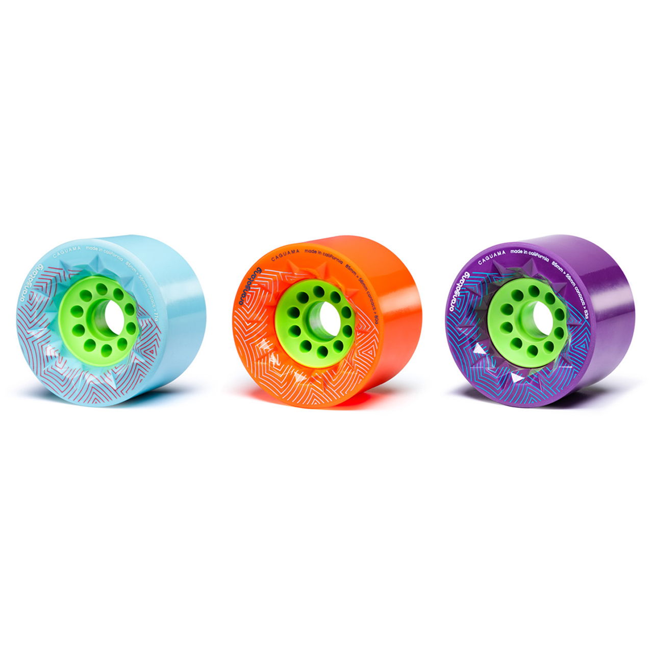 ORANGATANG "CAGUAMA" inc JEHU V2 BLUE 85mm 77a (Set 4)