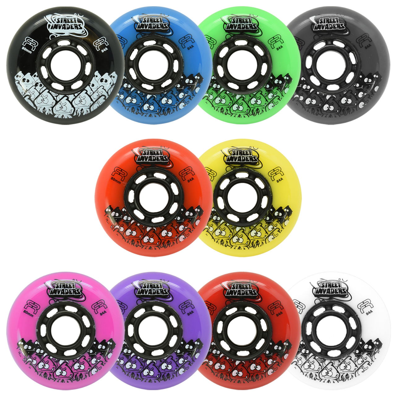 FR Street INVADER II Wheels - Purple