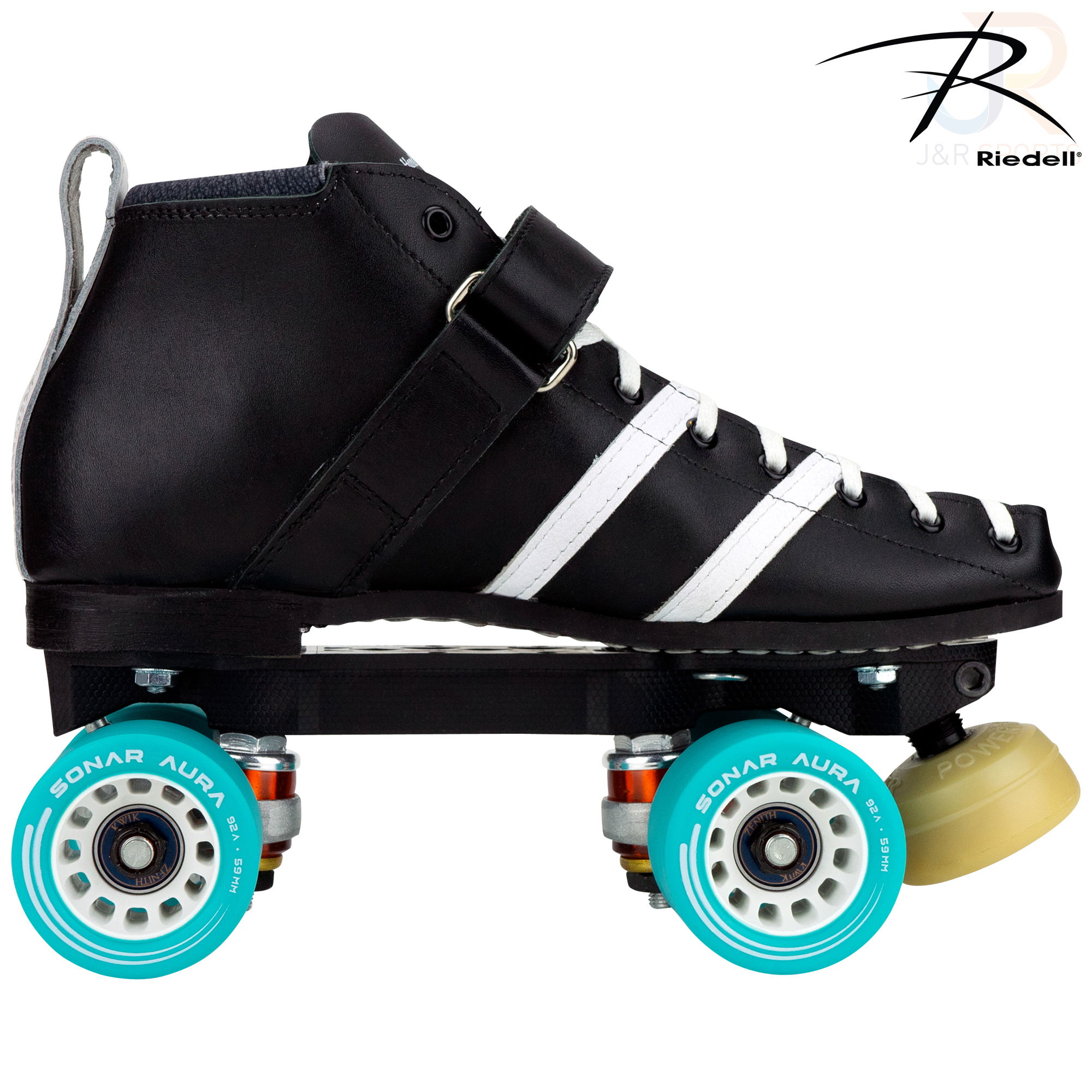 Riedell 265 Vendetta Skates - Black - Width B/AA