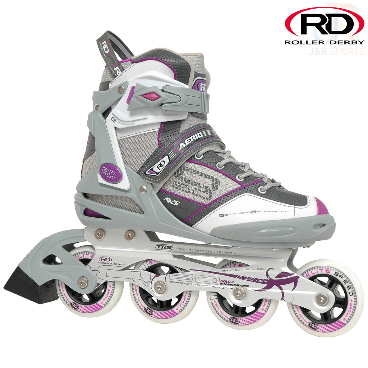 Roller Derby Aerio Q-60 In-Line Skates - Grey / Lilac