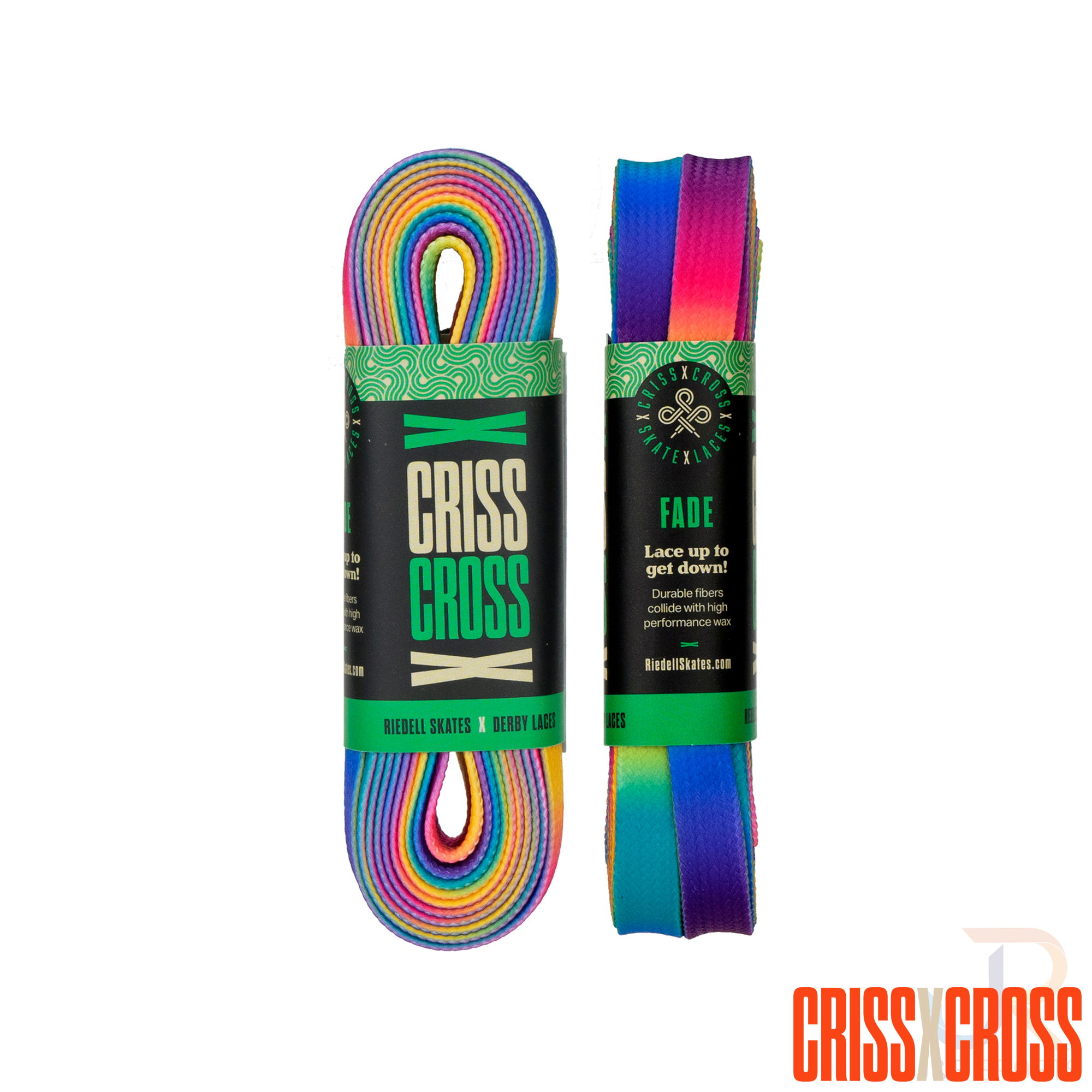 Riedell Criss Cross X Derby Laces - Fade