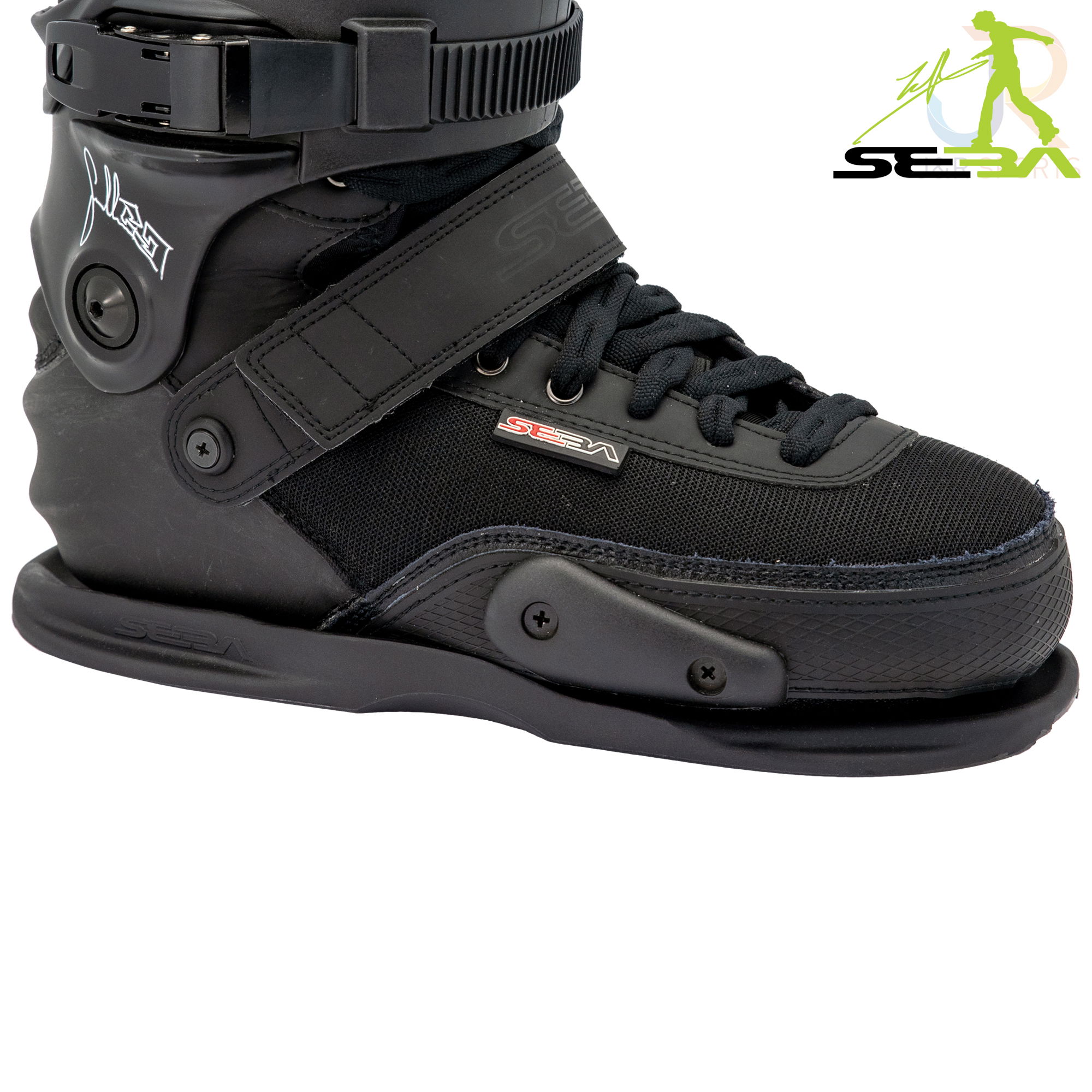 Seba CJ2 Prime Boot - Black - Soul Plate Detail - SSK-BCJ2-BKLL