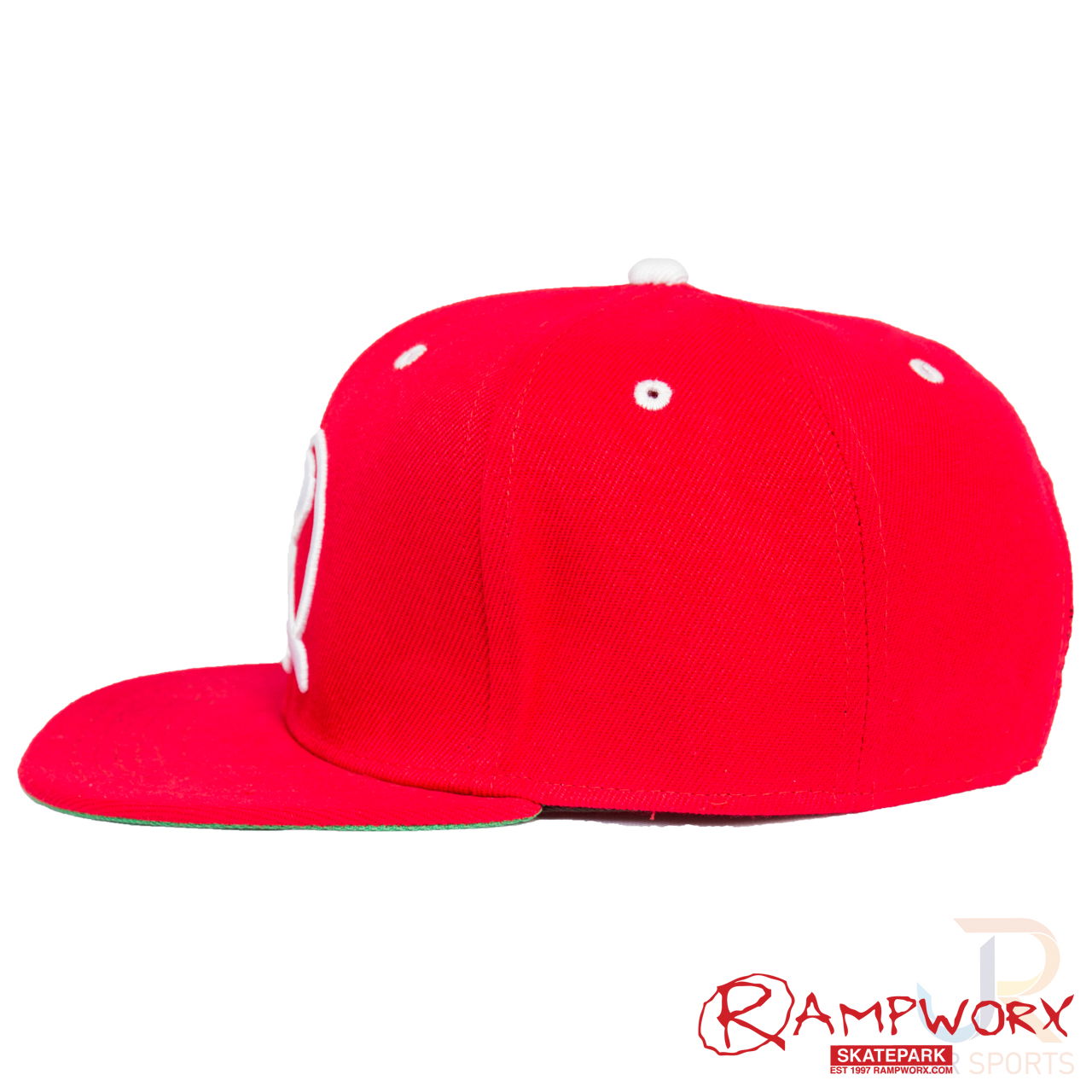 Rampworx SnapBacks LE97_1 - Red Red Red - Left Side - RXSBRW25