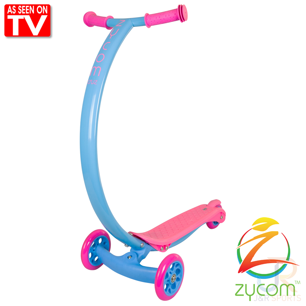 Zycom C100 Cruz Blue Pink Angled - ZYC 204-155