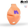 MOXI Beach Bunny Toe Caps - Peach - Angled Shadow - MOX123159