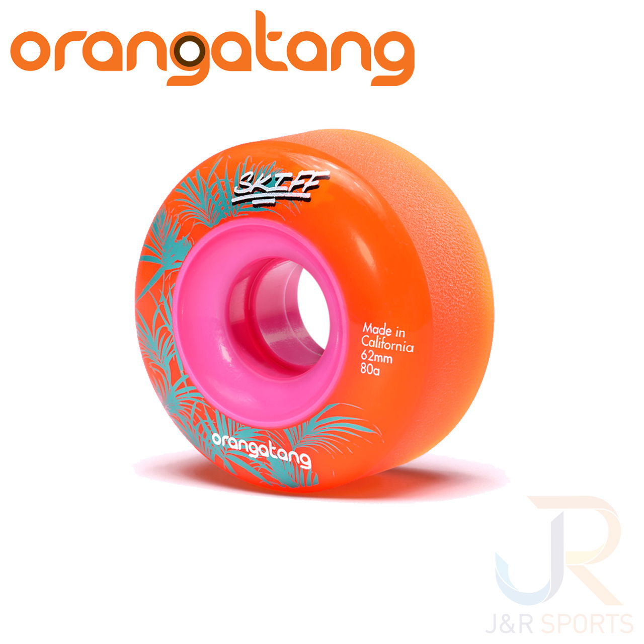 Orangatang Skiff Slasher Orange 62mm 80a