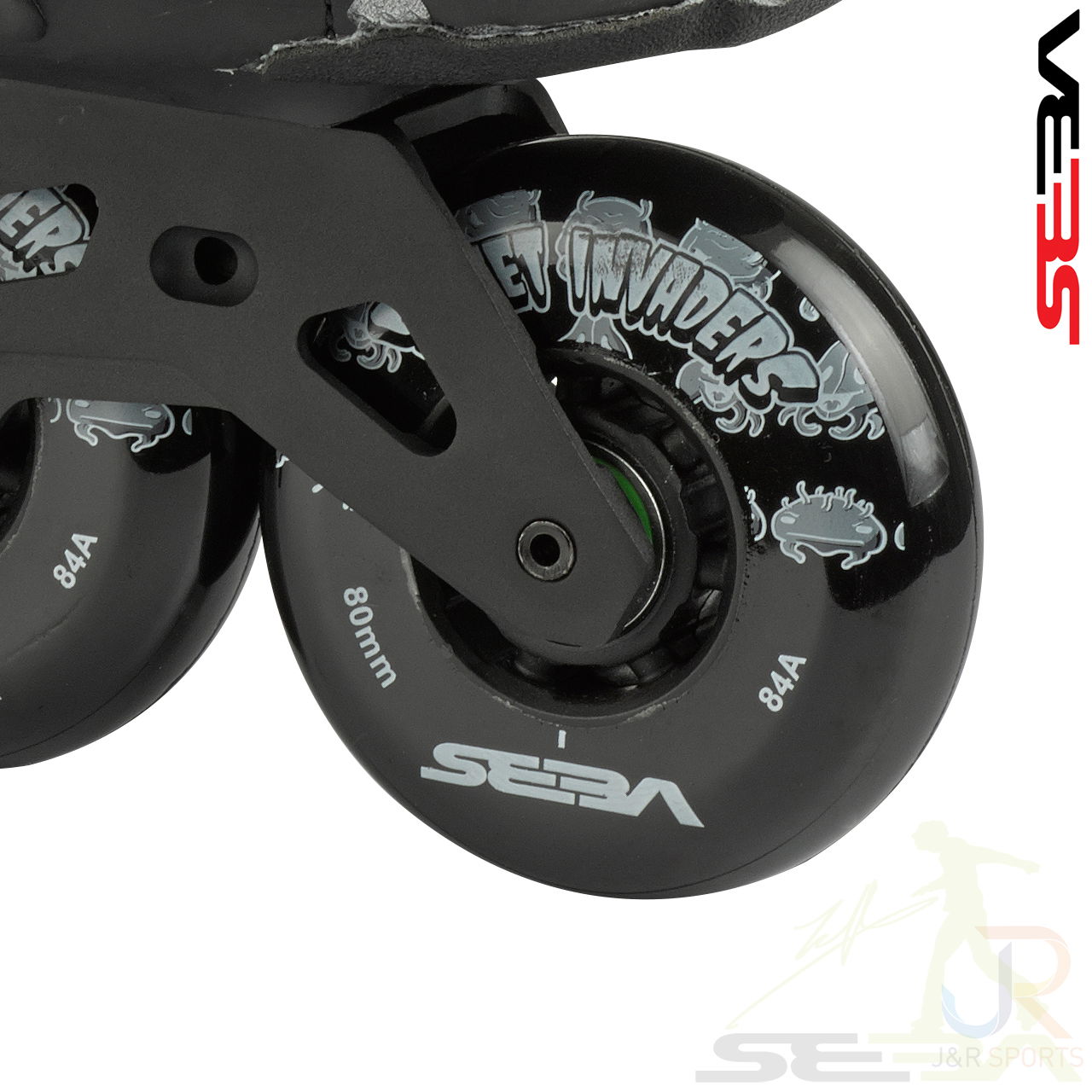 Seba High Light V2 - Black Black - Wheel Detail - SSK17-SHLV2BK