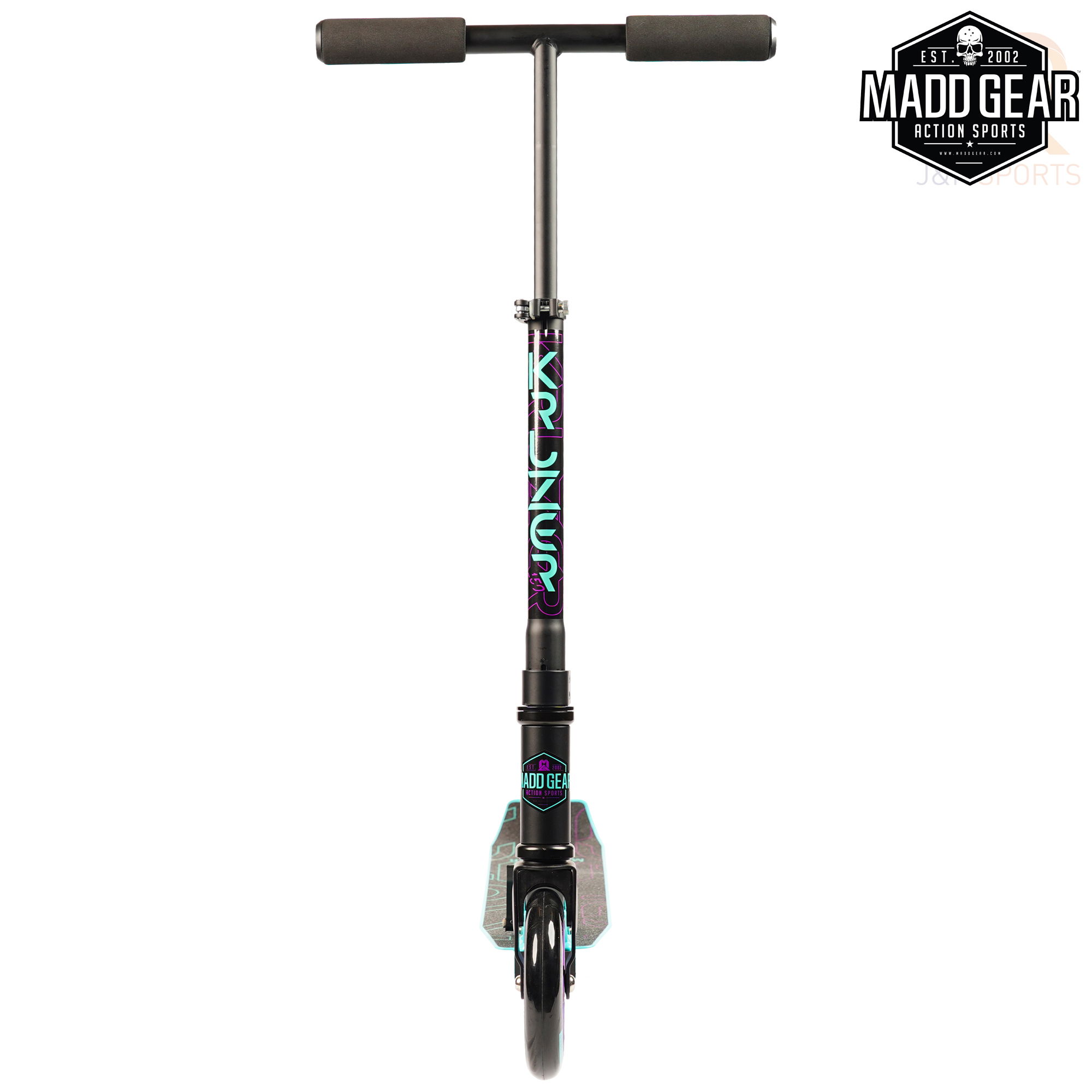 Madd Gear CARVE Kruzer 150 - Black Teal - Front - MGP207-577