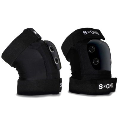 S1 PRO ELBOW PADS - BLACK/BLACK - LARGE