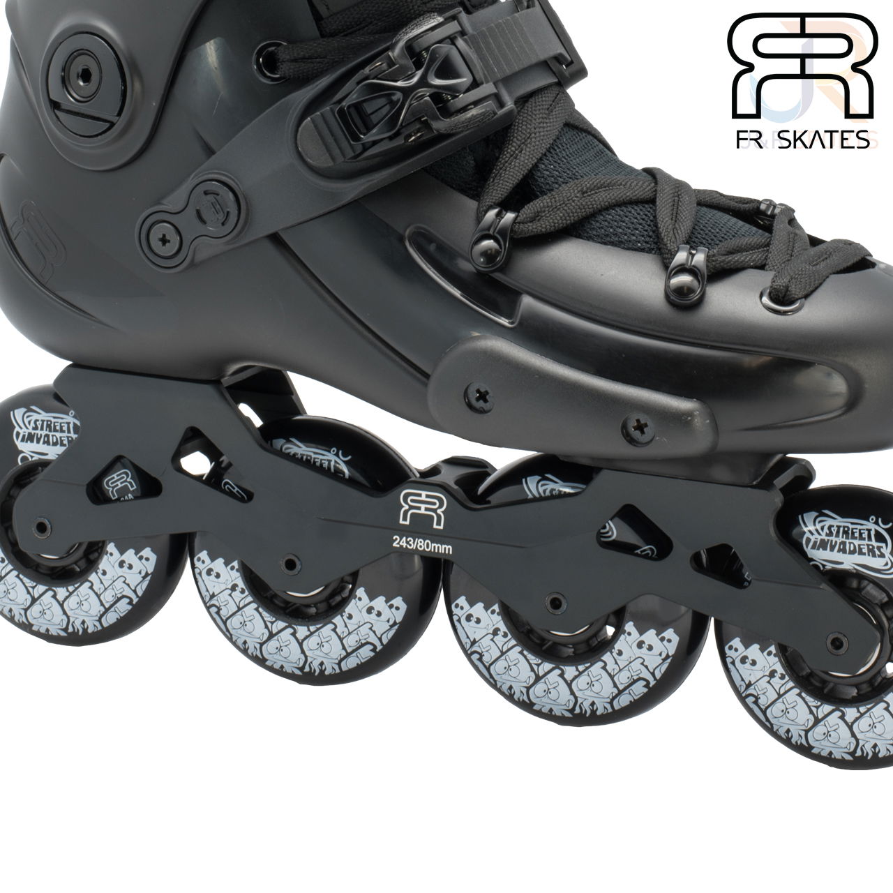 FR Skates - FR 1 80 - Black - Frame Detail - FRSKFR180BK