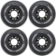 FR DOWNTOWN WHEEL (1) - BLACK - 80mm/85a