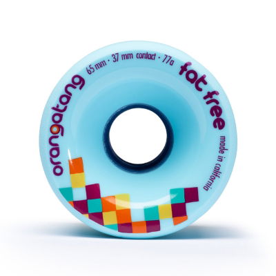 ORANGATANG "FAT FREE" BLUE 65mm 77a (Set 4)