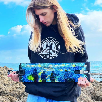 MFX JUZZY CARTER V2 DECK - 6" x 23" - BLACK