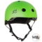 S1 LIFER Helmet - Matt Lime - Angled - SHLIMLG