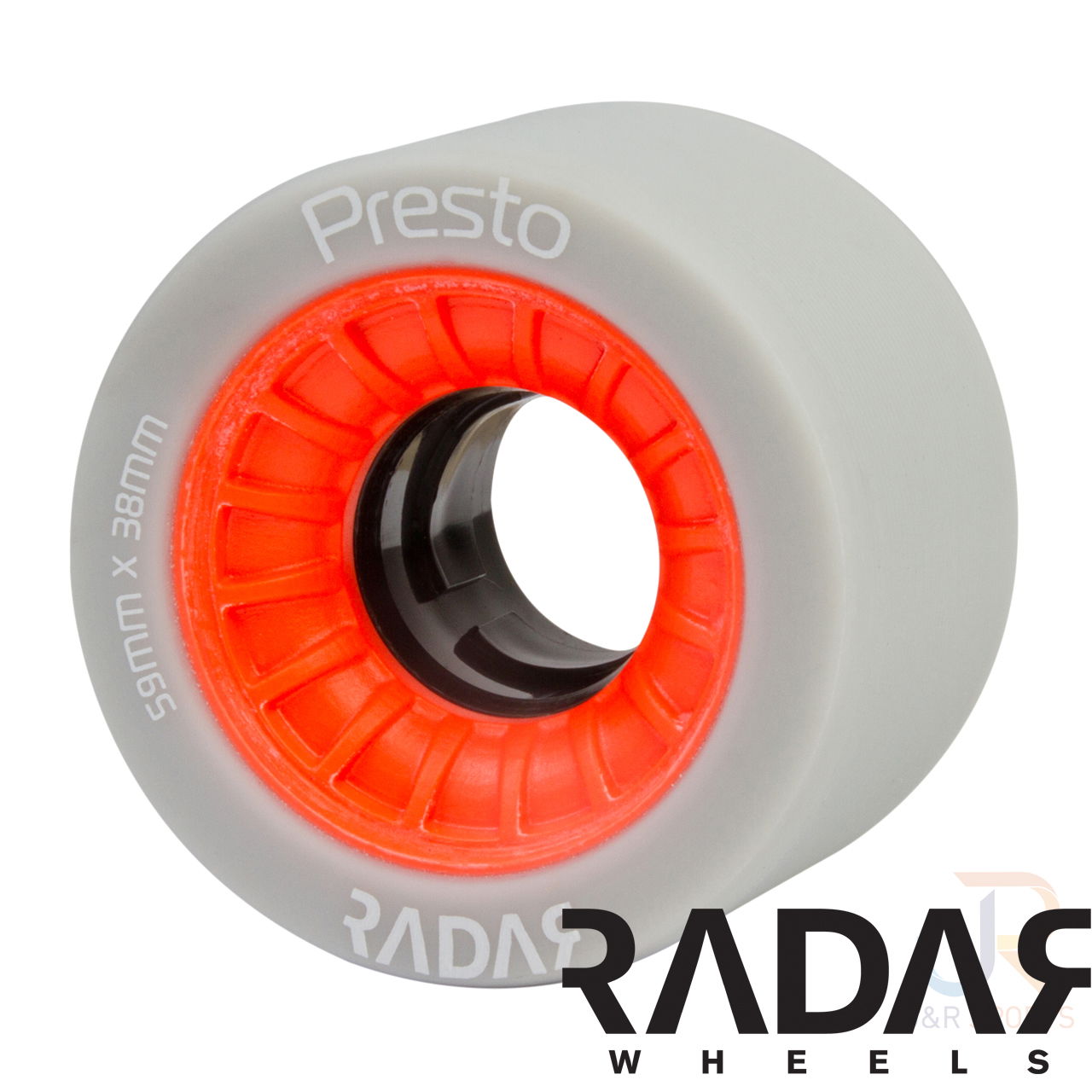 Radar Wheels Presto Highlighter Red 59 x 38mm 93a