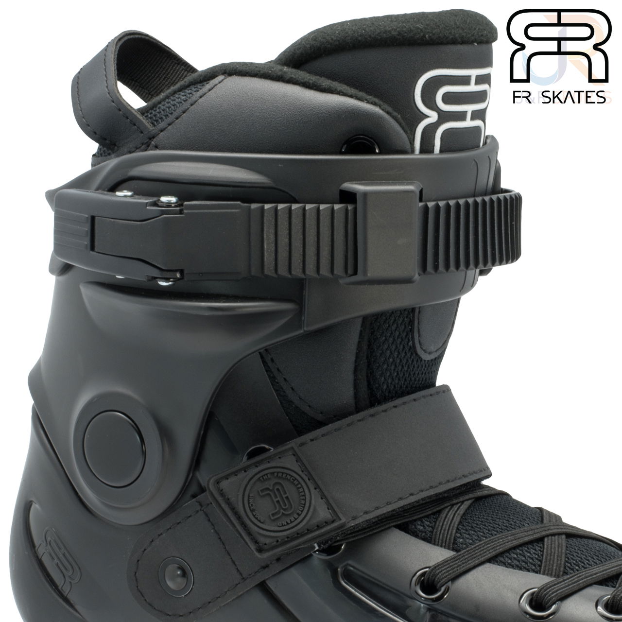 FR Skates - FR Junior - Black - Cuff Detail - FRSKFRJBK