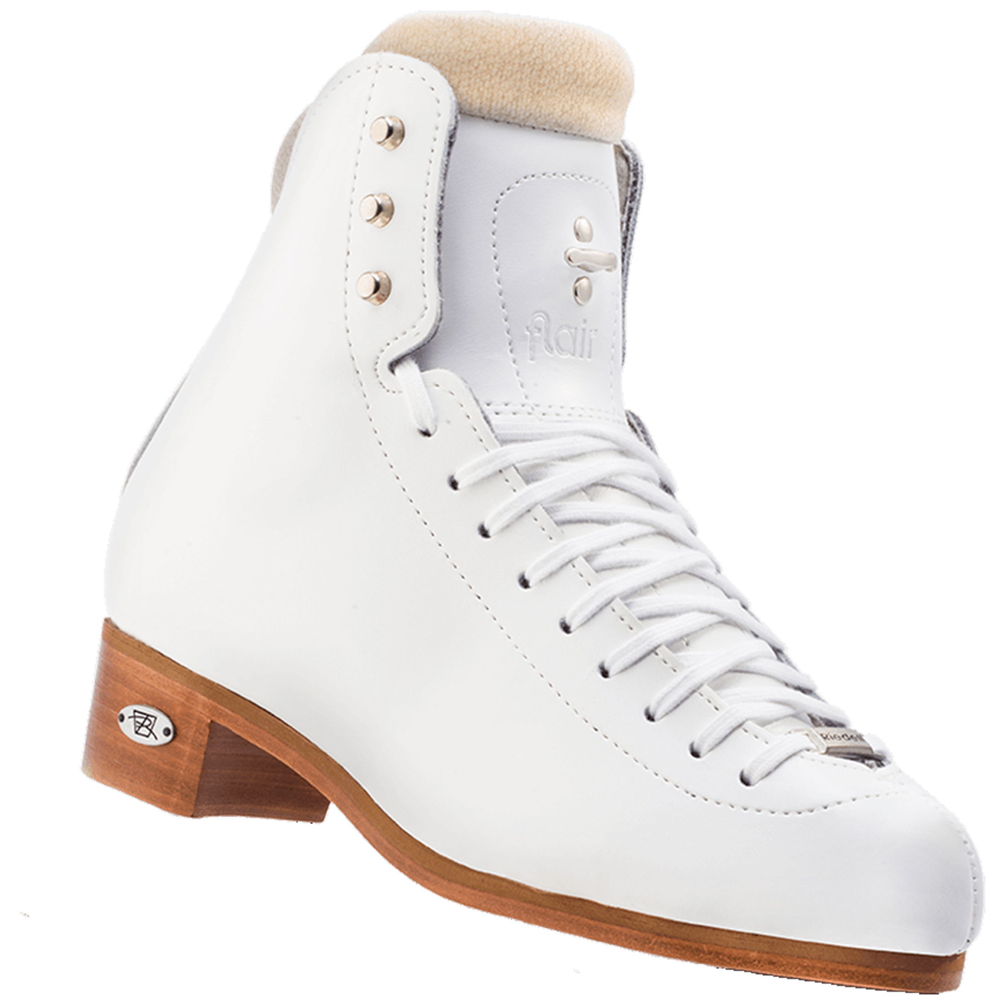 Riedell 910 FLAIR Skate Boots - White - Medium Width